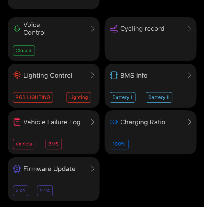 KingSong App system and ride management experience