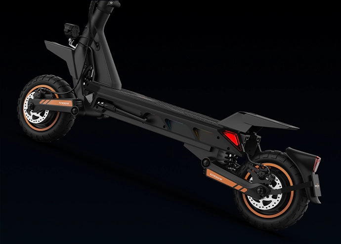 Angled view of the Kingsong N12T3 electric scooter